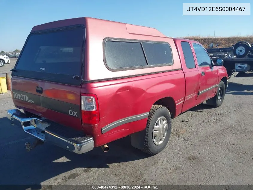 1995 Toyota T100 Xtracab/Dx VIN: JT4VD12E6S0004467 Lot: 40474312