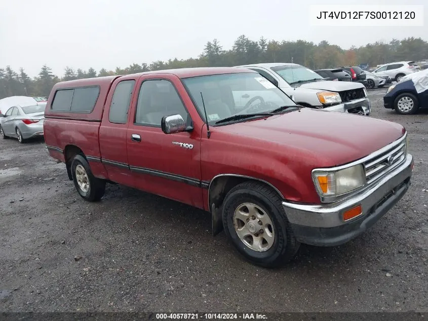 1995 Toyota T100 Xtracab Sr5 VIN: JT4VD12F7S0012120 Lot: 40578721