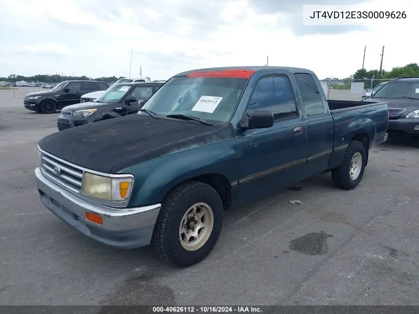 1995 Toyota T100 Xtracab/Dx VIN: JT4VD12E3S0009626 Lot: 40626112