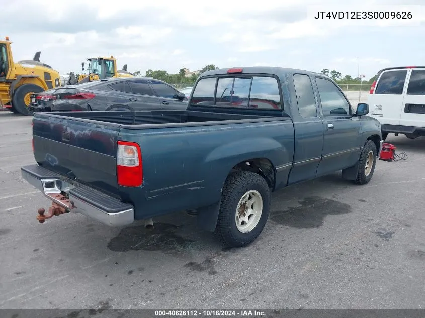 1995 Toyota T100 Xtracab/Dx VIN: JT4VD12E3S0009626 Lot: 40626112