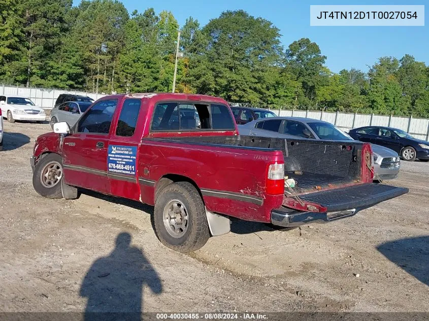 1996 Toyota T100 Xtracab VIN: JT4TN12D1T0027054 Lot: 40030455