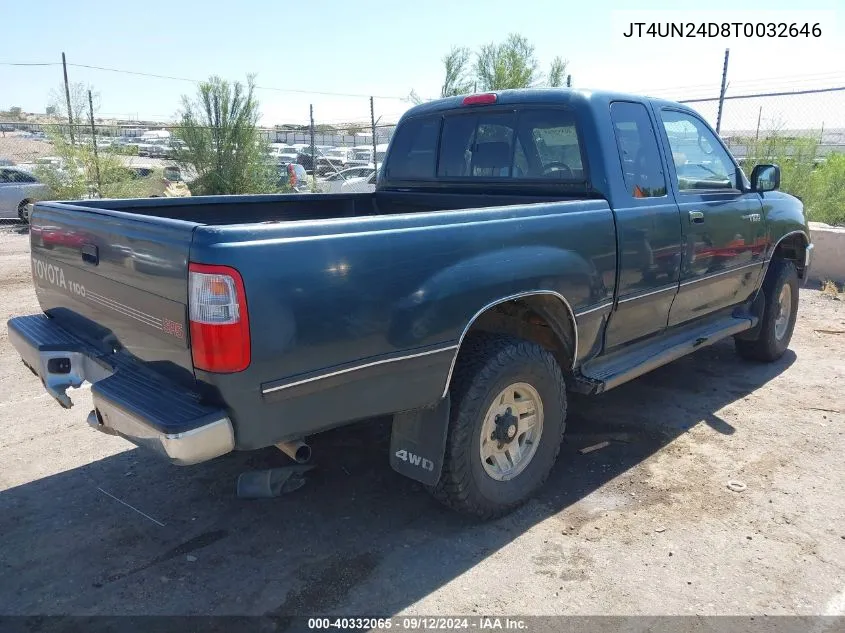 JT4UN24D8T0032646 1996 Toyota T100 Xtracab Sr5