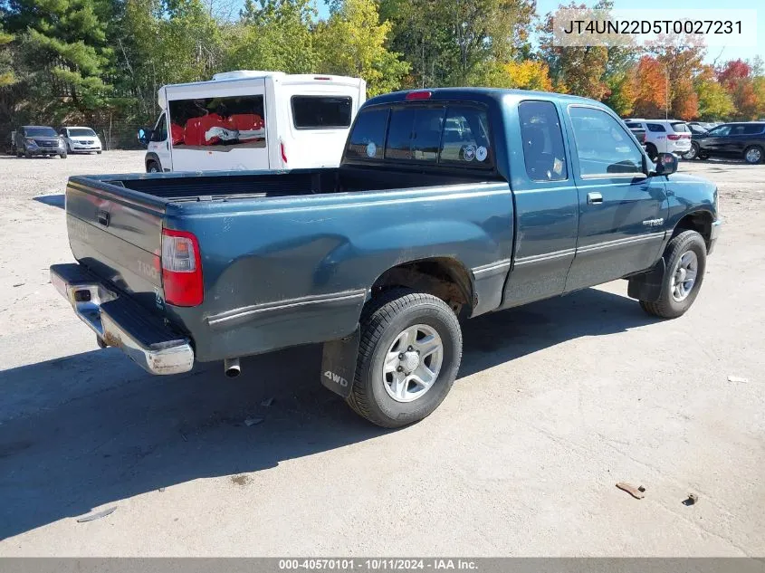 JT4UN22D5T0027231 1996 Toyota T100 Xtracab