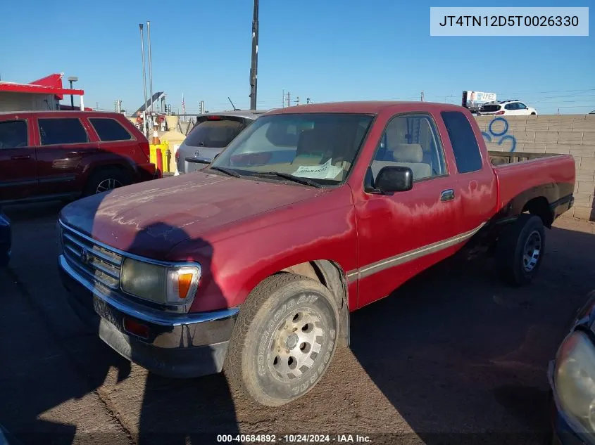 1996 Toyota T100 Xtracab VIN: JT4TN12D5T0026330 Lot: 40684892