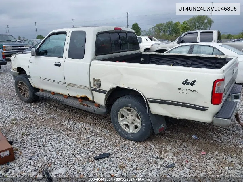 1997 Toyota T100 Sr5 V6 VIN: JT4UN24DXV0045806 Lot: 40449834