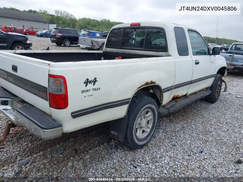 1997 Toyota T100 Sr5 V6 VIN: JT4UN24DXV0045806 Lot: 40449834