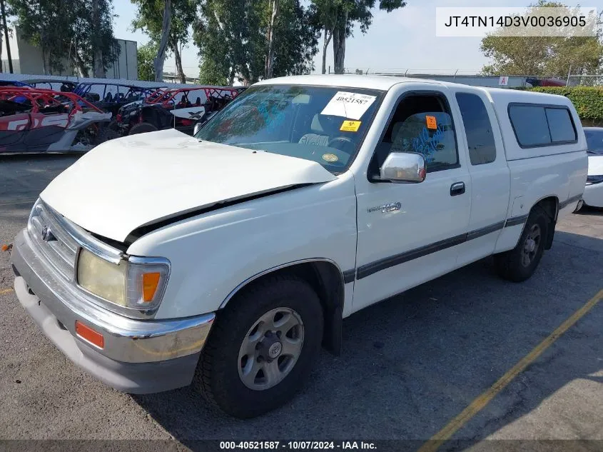 1997 Toyota T100 Sr5 V6 VIN: JT4TN14D3V0036905 Lot: 40521587