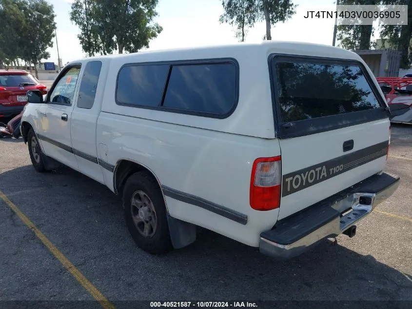 1997 Toyota T100 Sr5 V6 VIN: JT4TN14D3V0036905 Lot: 40521587