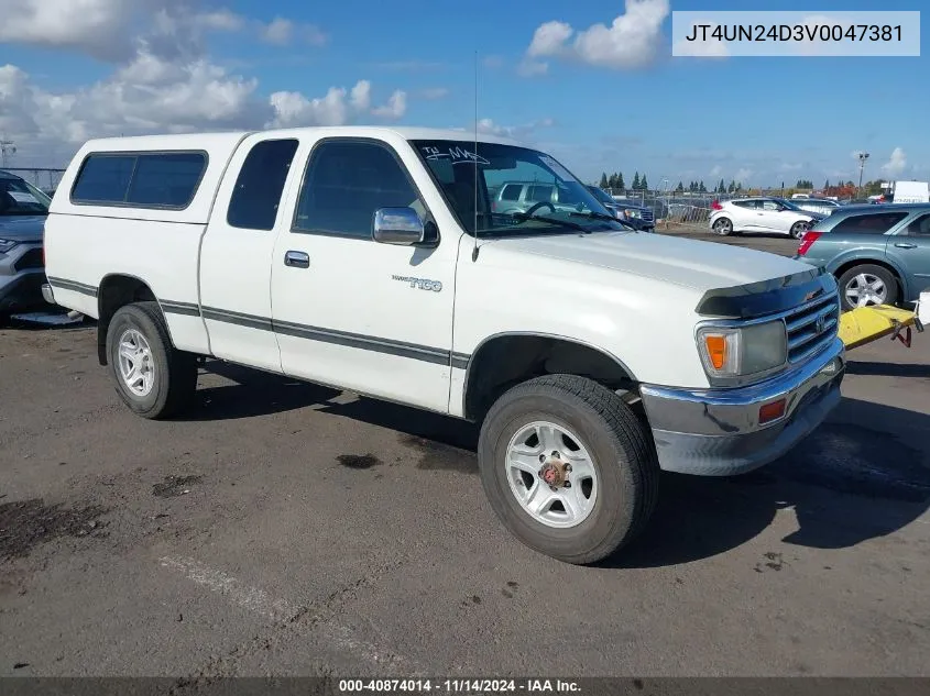 1997 Toyota T100 Sr5 V6 VIN: JT4UN24D3V0047381 Lot: 40874014