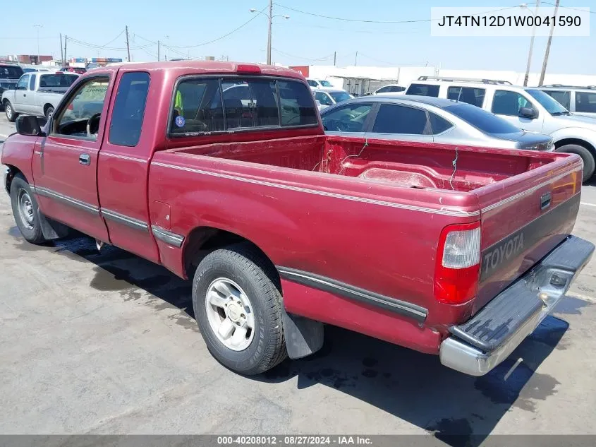 1998 Toyota T100 Dx V6 VIN: JT4TN12D1W0041590 Lot: 40208012