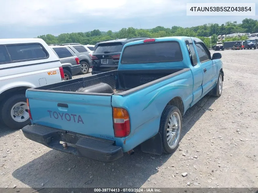 1995 Toyota Tacoma Xtracab VIN: 4TAUN53B5SZ043854 Lot: 39774413