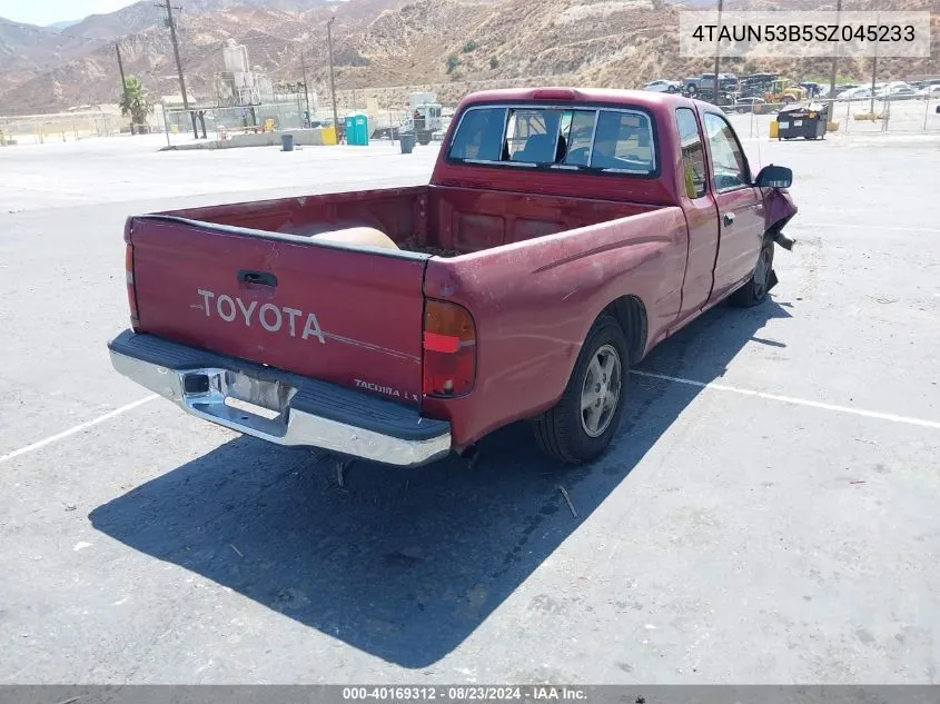 1995 Toyota Tacoma Xtracab VIN: 4TAUN53B5SZ045233 Lot: 40169312