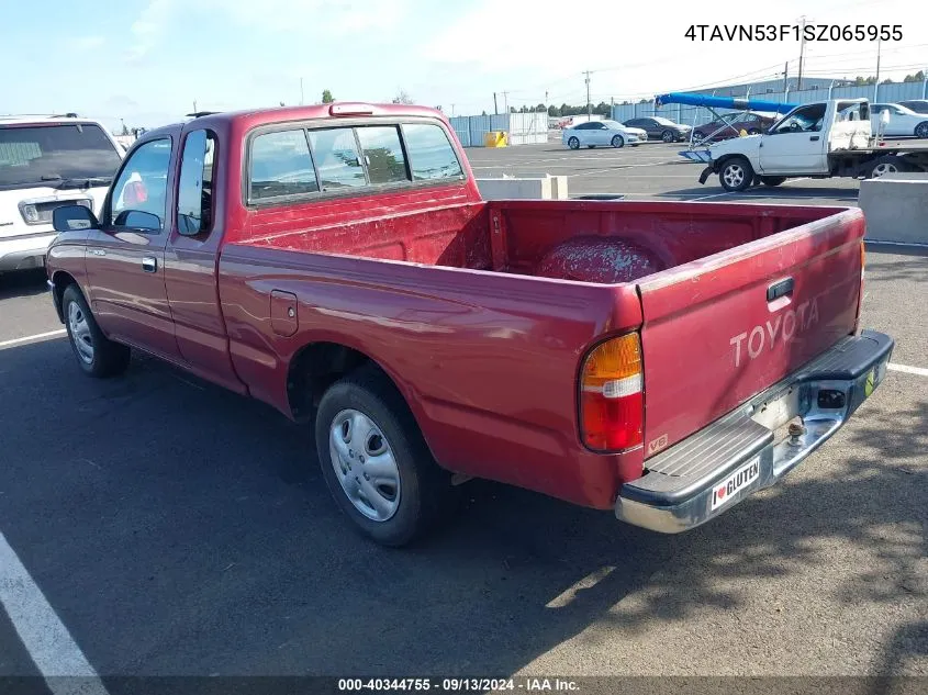 1995 Toyota Tacoma Xtracab VIN: 4TAVN53F1SZ065955 Lot: 40344755