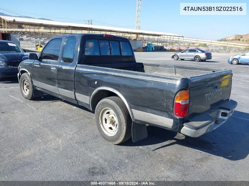 1995 Toyota Tacoma Xtracab VIN: 4TAUN53B1SZ022516 Lot: 40371665