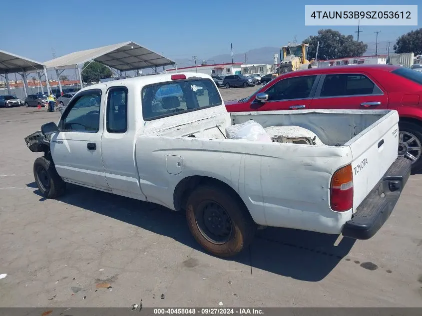 1995 Toyota Tacoma Xtracab VIN: 4TAUN53B9SZ053612 Lot: 40458048