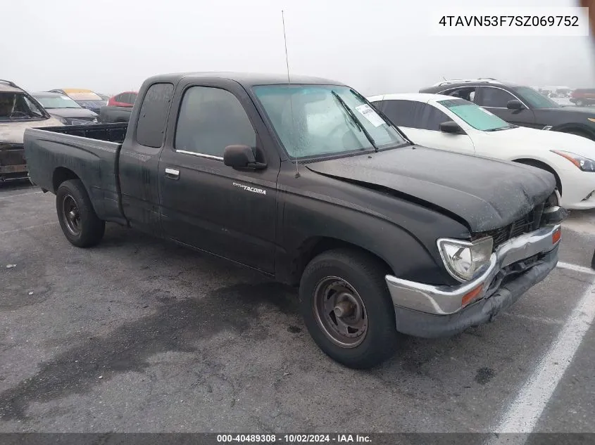 1995 Toyota Tacoma Xtracab VIN: 4TAVN53F7SZ069752 Lot: 40489308