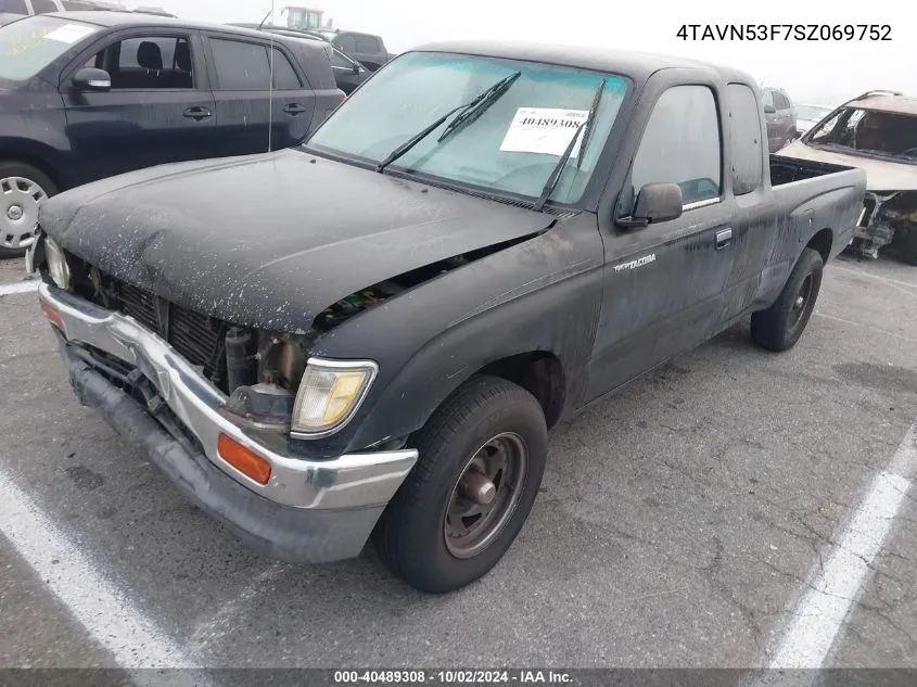 1995 Toyota Tacoma Xtracab VIN: 4TAVN53F7SZ069752 Lot: 40489308