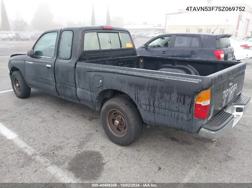 1995 Toyota Tacoma Xtracab VIN: 4TAVN53F7SZ069752 Lot: 40489308