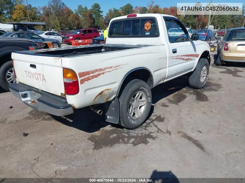 1995 Toyota Tacoma VIN: 4TAUN61C4SZ060632 Lot: 40670846