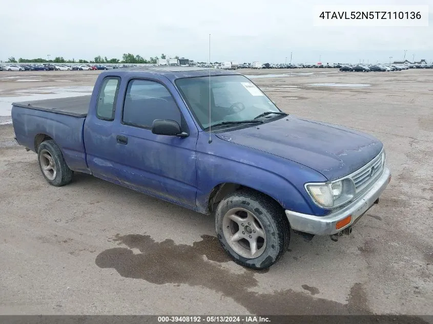 1996 Toyota Tacoma Xtracab VIN: 4TAVL52N5TZ110136 Lot: 39408192