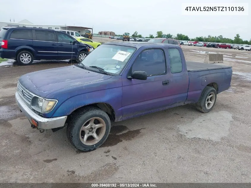 1996 Toyota Tacoma Xtracab VIN: 4TAVL52N5TZ110136 Lot: 39408192