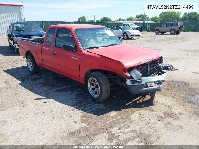 1996 Toyota Tacoma Xtracab VIN: 4TAVL52N2TZ214499 Lot: 39662544