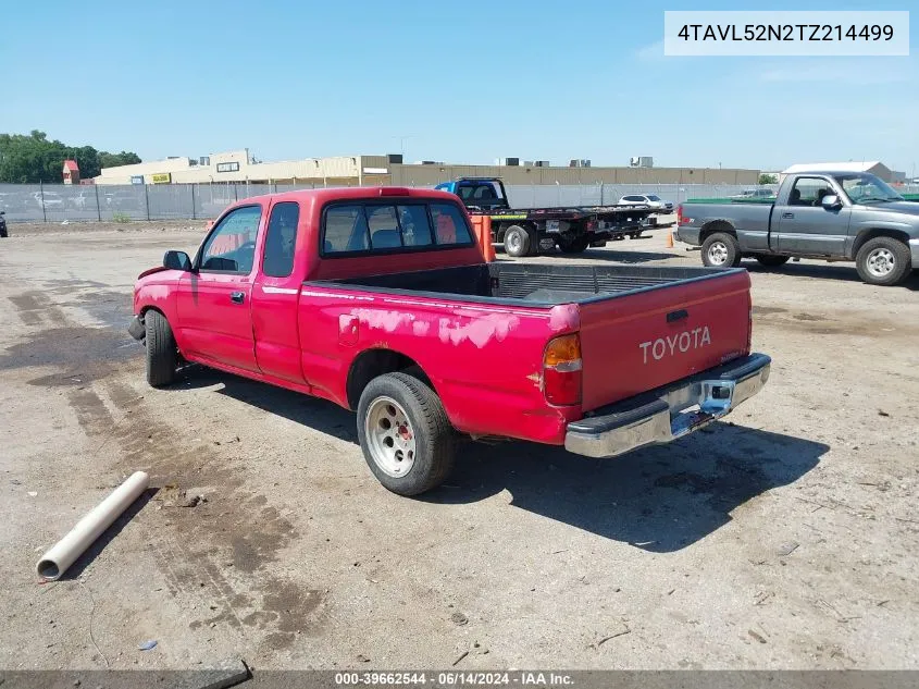 1996 Toyota Tacoma Xtracab VIN: 4TAVL52N2TZ214499 Lot: 39662544