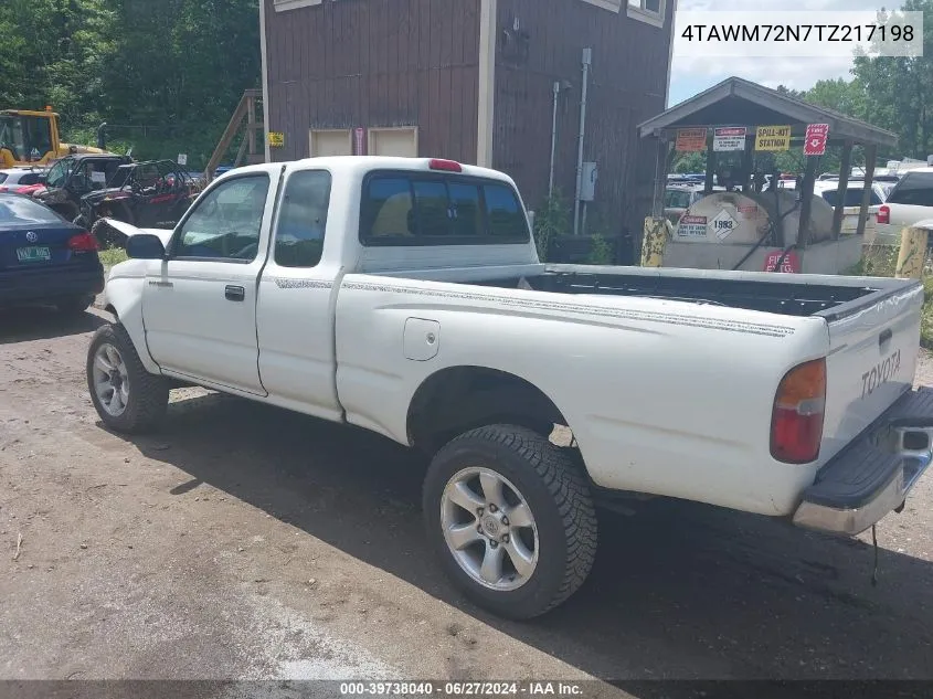 1996 Toyota Tacoma Xtracab VIN: 4TAWM72N7TZ217198 Lot: 39738040