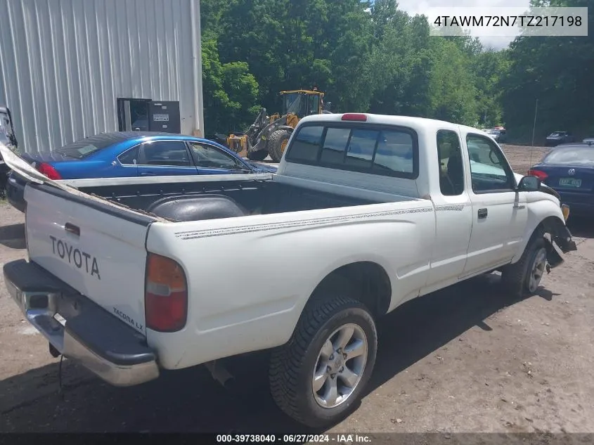 1996 Toyota Tacoma Xtracab VIN: 4TAWM72N7TZ217198 Lot: 39738040