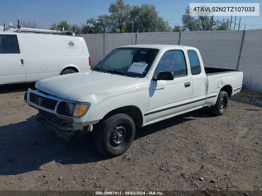 1996 Toyota Tacoma Xtracab VIN: 4TAVL52N2TZ107033 Lot: 39997413