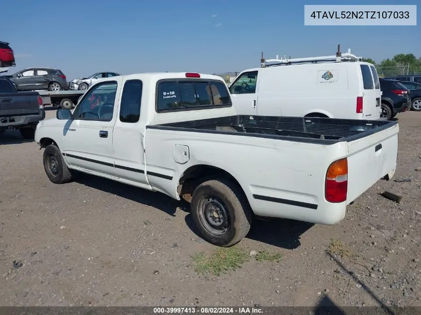 1996 Toyota Tacoma Xtracab VIN: 4TAVL52N2TZ107033 Lot: 39997413