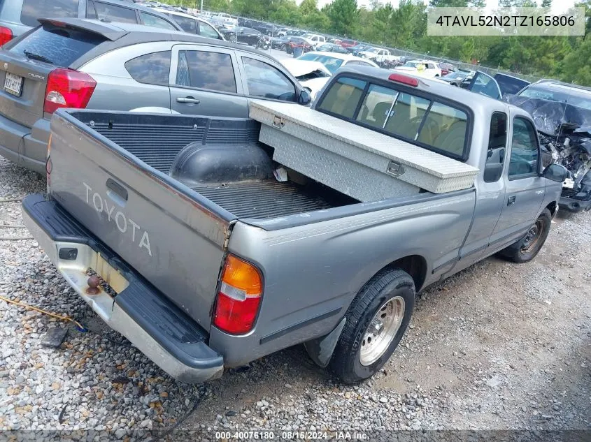 1996 Toyota Tacoma Xtracab VIN: 4TAVL52N2TZ165806 Lot: 40076180