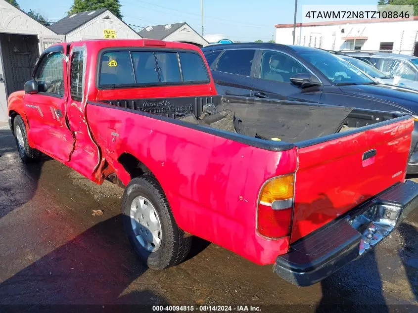 1996 Toyota Tacoma Xtracab VIN: 4TAWM72N8TZ108846 Lot: 40094815