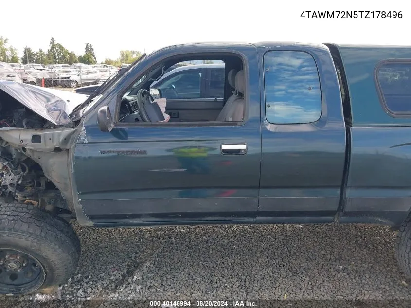 1996 Toyota Tacoma Xtracab VIN: 4TAWM72N5TZ178496 Lot: 40145994