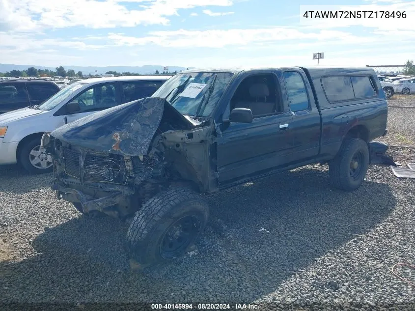 1996 Toyota Tacoma Xtracab VIN: 4TAWM72N5TZ178496 Lot: 40145994