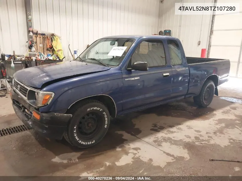 1996 Toyota Tacoma Xtracab VIN: 4TAVL52N8TZ107280 Lot: 40270236