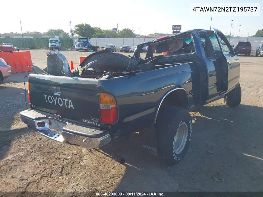 1996 Toyota Tacoma Xtracab VIN: 4TAWN72N2TZ195737 Lot: 40293009