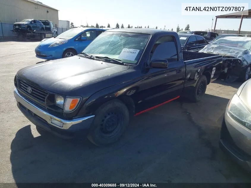 1996 Toyota Tacoma VIN: 4TANL42N0TZ097807 Lot: 40309685