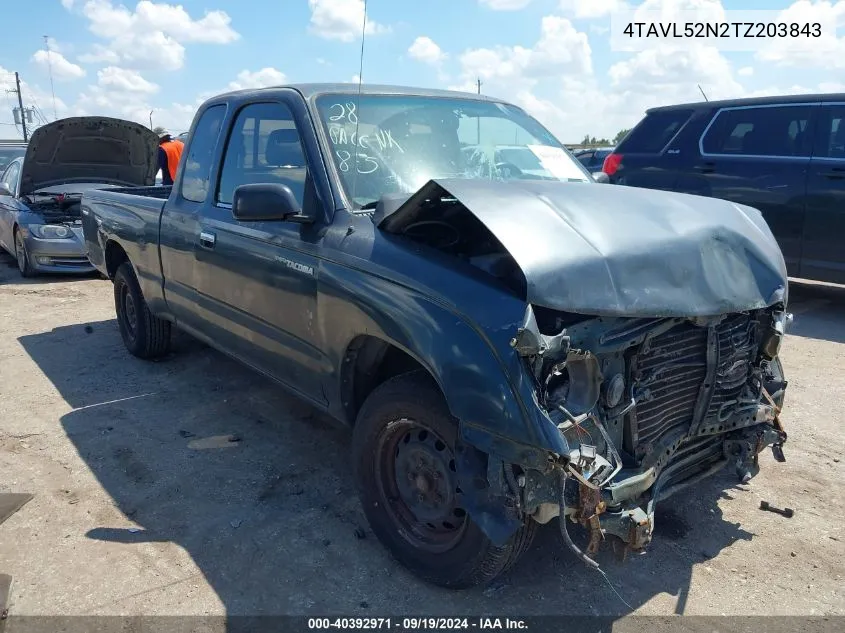 1996 Toyota Tacoma Xtracab VIN: 4TAVL52N2TZ203843 Lot: 40392971