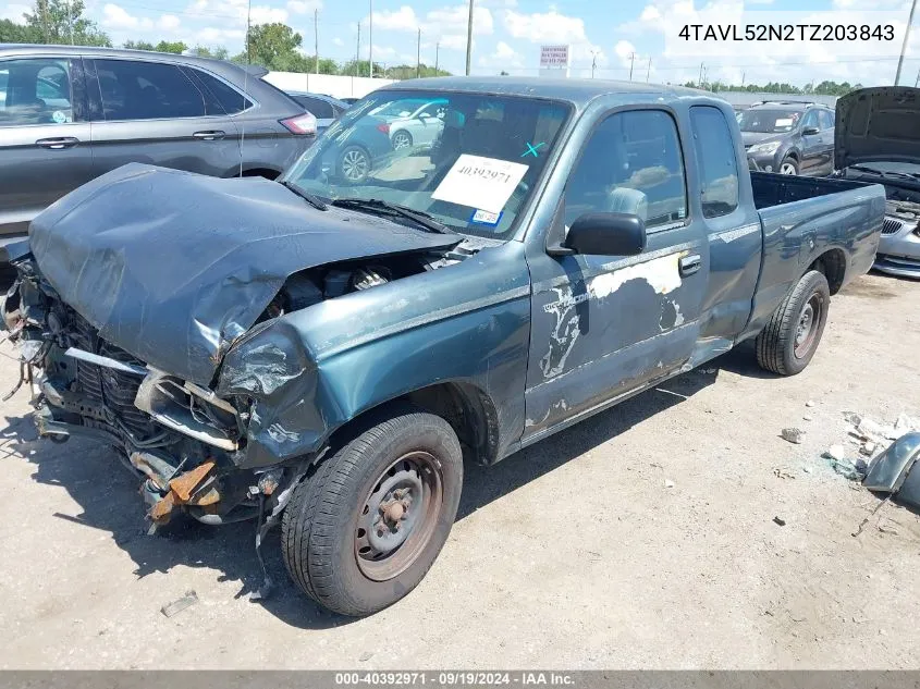 1996 Toyota Tacoma Xtracab VIN: 4TAVL52N2TZ203843 Lot: 40392971