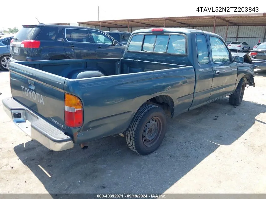 1996 Toyota Tacoma Xtracab VIN: 4TAVL52N2TZ203843 Lot: 40392971