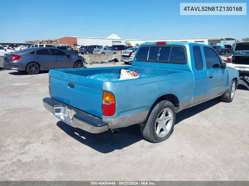 1996 Toyota Tacoma Xtracab VIN: 4TAVL52N8TZ130168 Lot: 40450449