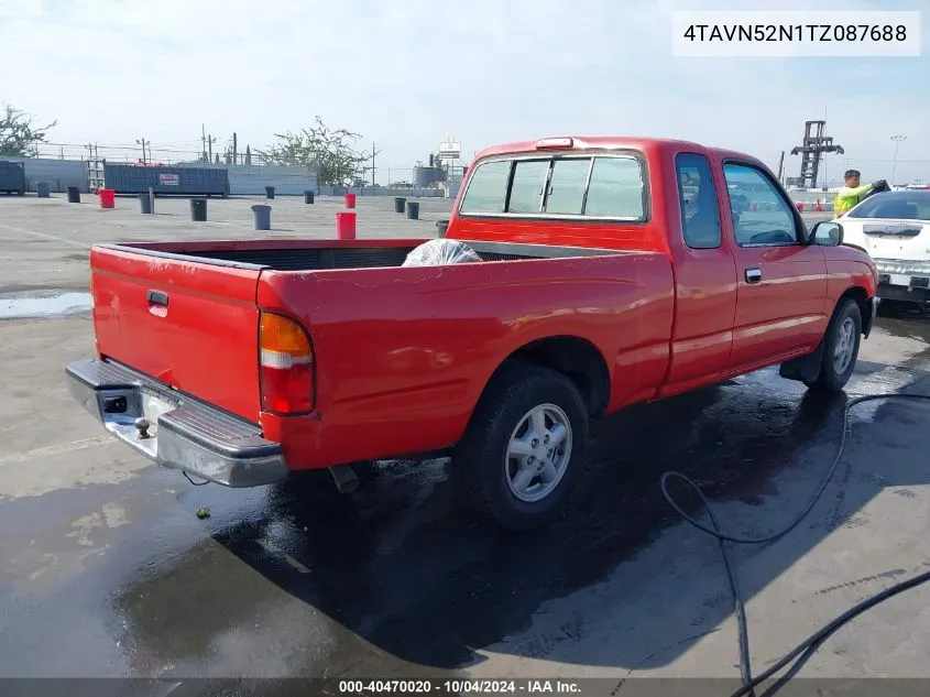 1996 Toyota Tacoma Xtracab VIN: 4TAVN52N1TZ087688 Lot: 40470020