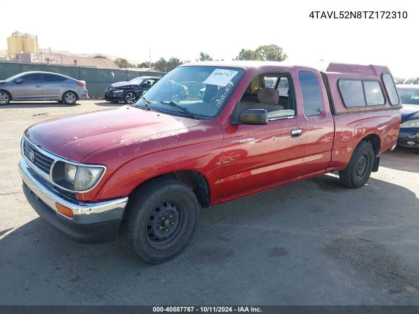 1996 Toyota Tacoma Xtracab VIN: 4TAVL52N8TZ172310 Lot: 40587767