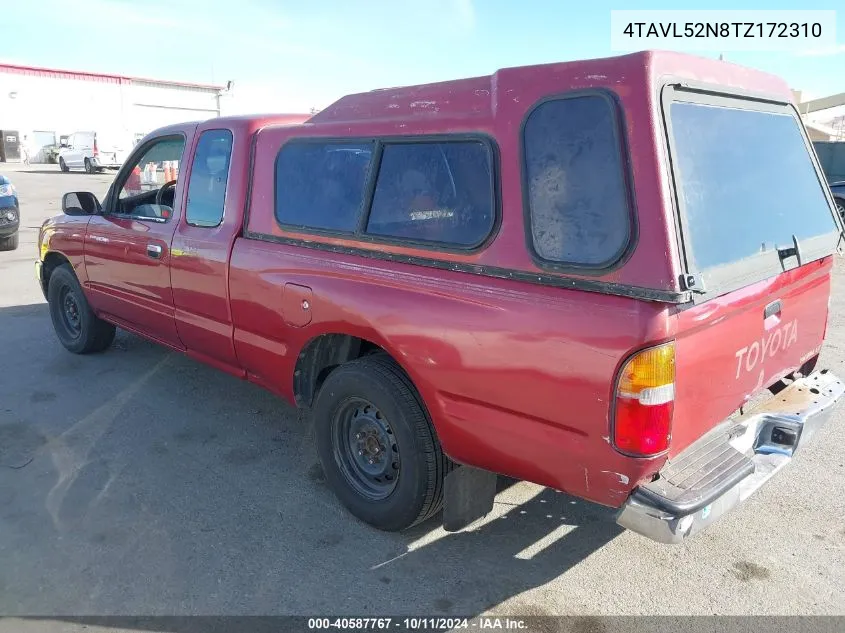 1996 Toyota Tacoma Xtracab VIN: 4TAVL52N8TZ172310 Lot: 40587767