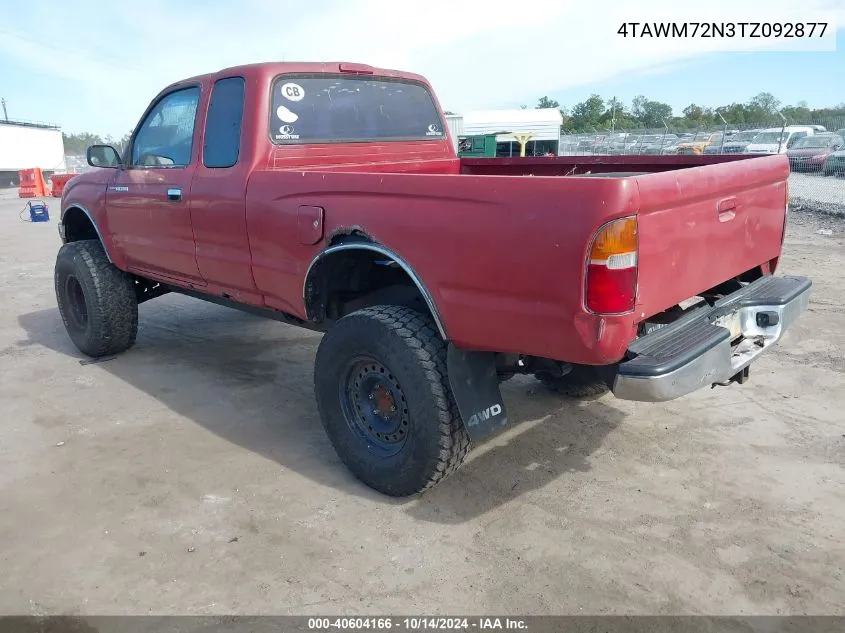 1996 Toyota Tacoma Xtracab VIN: 4TAWM72N3TZ092877 Lot: 40604166