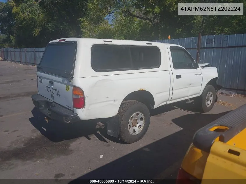 1996 Toyota Tacoma VIN: 4TAPM62N8TZ202224 Lot: 40605899