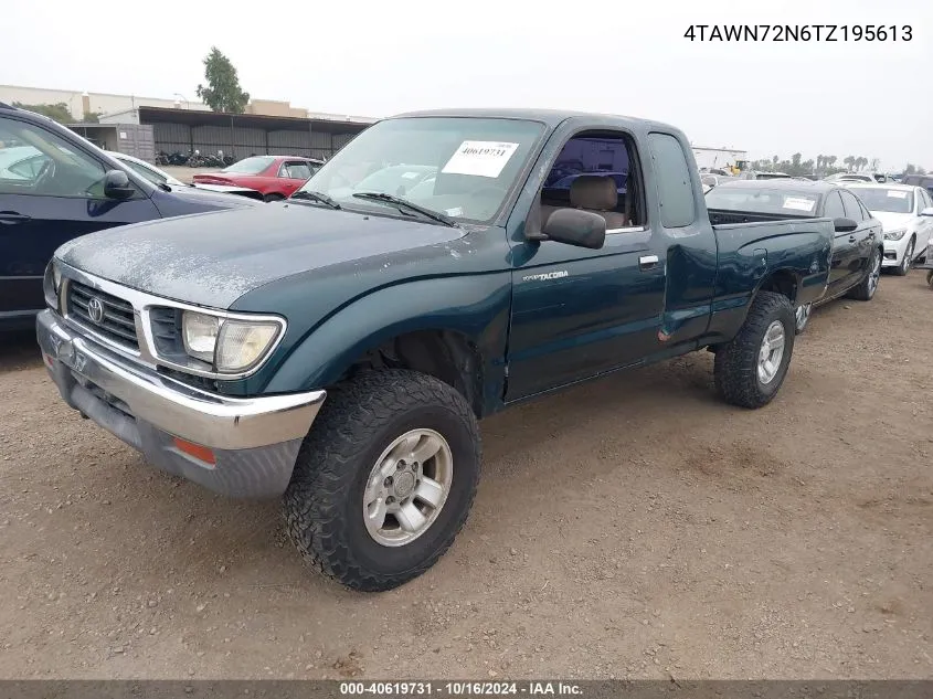 1996 Toyota Tacoma Xtracab VIN: 4TAWN72N6TZ195613 Lot: 40619731