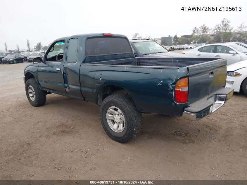 1996 Toyota Tacoma Xtracab VIN: 4TAWN72N6TZ195613 Lot: 40619731