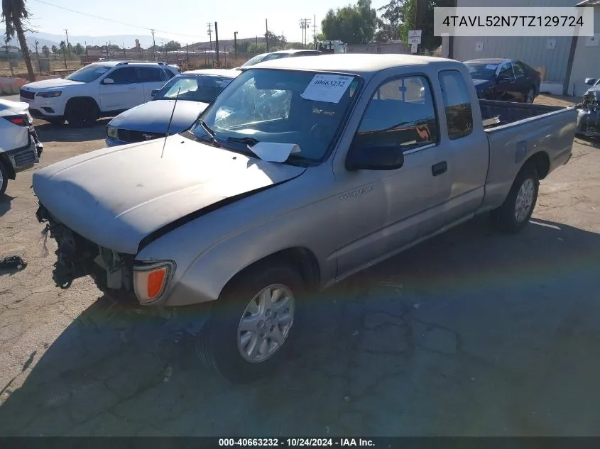 1996 Toyota Tacoma Xtracab VIN: 4TAVL52N7TZ129724 Lot: 40663232